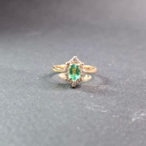 انگشتر زمرد کد 26255