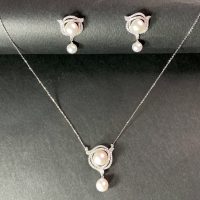 نیم ست مروارید تایلندی