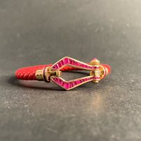 دستبند امگا یاقوت قرمز کد 27288