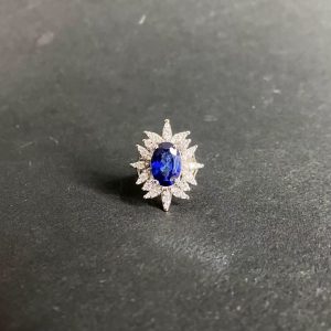 انگشتر یاقوت کبود کد 24888