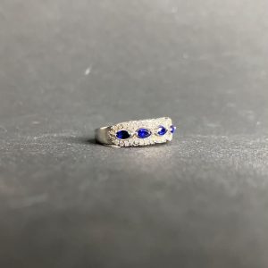 انگشتر یاقوت کبود کد 25785