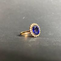 انگشتر یاقوت کبود کد 26408